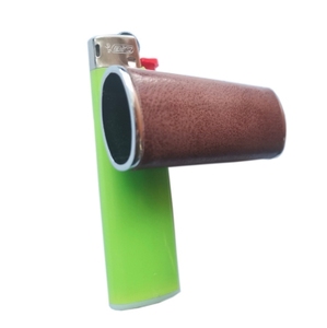 Étui de protection rond vintage en plastique pour briquet original taille standard J6 - Product Image 1