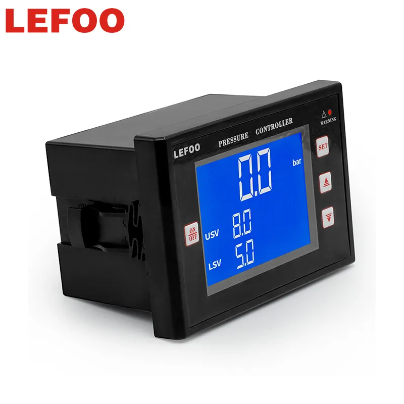 LEFOO yüksek kalite 220/110VAC otomatik akıllı basınç kontrol anahtarı ile LCD