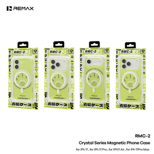 Funda magnética Crystal Series <span class=keywords><strong>Rmc</strong></span>-2, funda ultrafina transparente con imán, antiamarilleo, anticaída, para teléfono 17 - Product Image 2