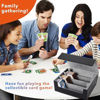 Boîte de rangement étanche pour cartes à collectionner personnalisée 1800 + en cuir PU avec étui de collecte organisé à fermeture magnétique