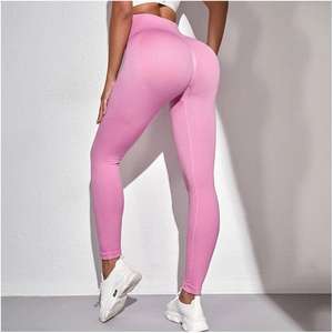 Leggings pour femmes, leggings transparents pour femmes, leggings en <span class=keywords><strong>latex</strong></span> noir sans couture, yoga-pants-vente en gros pour femmes - Product Image 4