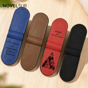 Porte-billets magnétique en cuir PU Novelsub à graver au laser, 4 couleurs, personnalisable, cadeau promotionnel - Product Image 4