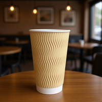 Gobelets à café personnalisés avec logo, à emporter, 4OZ/8OZ/12OZ/16OZ/10OZ, à paroi simple ou double, en papier, pour café et boissons chaudes