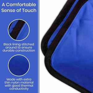 Compresse chaude et froide en gel réutilisable pour le traitement des blessures, compresse froide et compresse de compression pour les gonflements et les contusions - Product Image 5