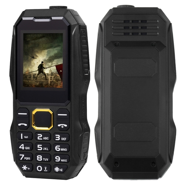 Hot Sale W2025 Waterproof Elder Phone 5800mAh 2G Triple Proofing Mobile Function Phone Large Sound Light Rugged Phone for Elder