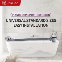 Accessoires de salle de bain de haute qualité, tuyau de vidange flexible en plastique pour filtre à eau pop-up