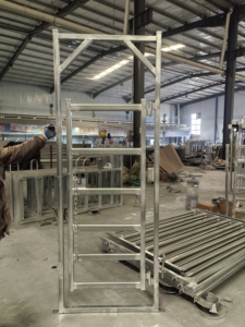 Nuevo Corral de Contención para Ganado de Acero al Carbono Galvanizado en Caliente, Resistente y Portátil, con Báscula y Ruedas - Product Image 6