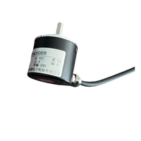 Encoder Rotary AB 2-Fase 1000ppr 38mm Shaft 6mm Tegangan 24V 3806-100BM-G5-24C Inkremental Diameter 38mm untuk Encoder