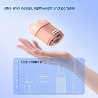 Hydropulseur électrique portable sans fil OEM/ODM Jet Mini IPX7, brosse à dents sonique pour le nettoyage des dents et les soins bucco-dentaires