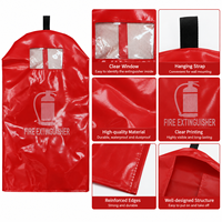 Bâche rouge ignifuge en tissu pour équipement de lutte contre les incendies aéroportuaires - Durable, recyclable, imperméable et anti-poussière