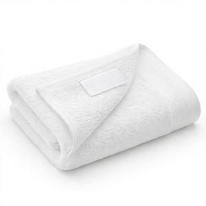 Juego de Toallas de Baño Coreanas de 600 GSM, Ecológicas, Suaves para la Piel, de Algodón Blanqueado, Color Sólido, Marca Privada OEM - Product Image 1