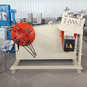 Machine automatique de déroulage et de redressement de bobines de haute qualité pour tôles métalliques, alimentateur redresseur de bobines d'acier - Product Image 2