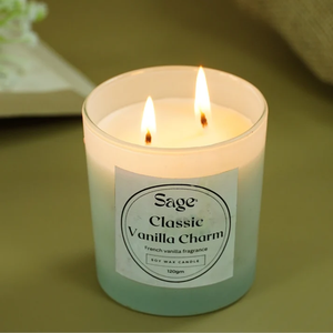 Vela Aromática Clásica con Aroma a Vainilla, Fragancia Cálida y Dulce para un Hogar Acogedor y Energía Tranquila - Product Image 3