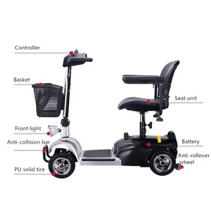 KSM-906 vendita calda prodotti mobilità auto Mobilty Drive fuori strada adulto a ruote 4 ruote Scooter elettrico per anziani