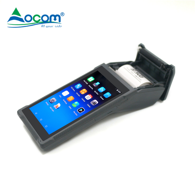 5.5" Pos Machine Handheld 3g Nfc Receipt Invoice 58mm Thermal Printer With Sdk Pos Terminal