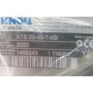 ปั๊มสกรู Knoll รุ่น KTS 25-50-T-G-KB สำหรับเครื่องจักรอุตสาหกรรมแรงดันสูง - Product Image 3