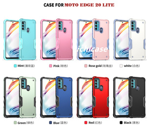 Lichicase Hard Armor 360 Degrés Protection Complète Téléphone Cas Pour Motorola Edge 20 Lite Couverture Mobile Étanche - Product Image 6