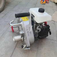 Treuil portable à moteur essence de 1 tonne pour les travaux de pose de lignes de transmission d'énergie