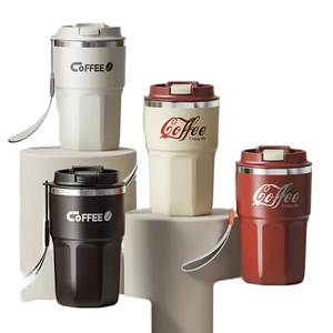 Tazza Termica Portatile in Acciaio Inox 304 Altamente Attraente con Cinturino, Regalo Creativo di Tendenza - Product Image 1