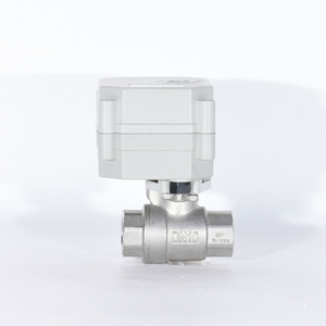 Tonhe Miniature Electric Ball Valve 1/2 In Threaded DC5V 500mA 1.0Mpa Water Air Control - Product Image 4