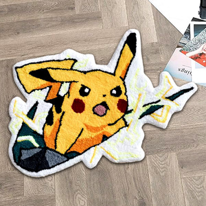 <span class=keywords><strong>Tapis</strong></span> tufté personnalisé en forme de dessin animé, fait main, pour chambre et salon, <span class=keywords><strong>tapis</strong></span> de chevet et de sol créatif - Product Image 2