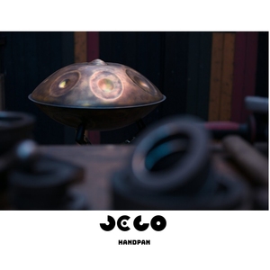 JELO 10-Notes Ember Steel Roségold <span class=keywords><strong>Handpan</strong></span> D Minor Percussion Instrument mit Hartsc halen koffer und Tasche - Product Image 4