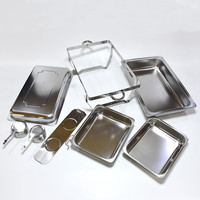 Chauffe-plats en acier inoxydable pour buffet Chauffe-plats Poêle à buffet Hôtel Conservation de la chaleur Pot Chauffe-plats pour aliments