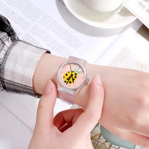 Reloj Simple Daisy Transparente para Estudiantes Masculinos y Femeninos de Secundaria, Parejas, Mejores Amigos, Reloj Bonito de Cuarzo, Reloj de Moda - Product Image 6
