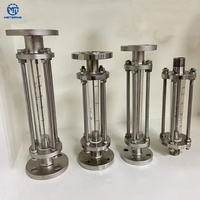 Rotámetro de Vidrio Personalizado, Medidor de Flujo de Área Variable, Medidores Rotatorios para Medir el Flujo de Agua, Gas, Aceite y Líquidos, Conexión de Brida