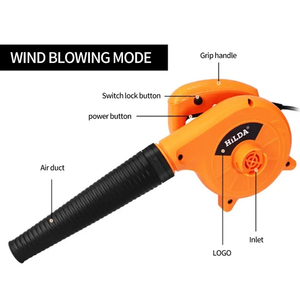 Souffleur de feuilles puissant 600W 1000W, souffleur d'air, mini souffleur portatif - Fournisseur chinois - Product Image 5