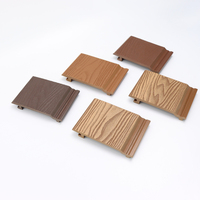 Panneau mural en bois composite anti-UV Revêtement mural extérieur étanche WPC pour la décoration intérieure