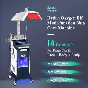 Nouvelle machine faciale multifonction 14-en-1 portable à écran tactile pour nettoyage en profondeur, dermabrasion et oxygénation - Product Image 1