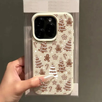 Cadeau de Noël, étui de téléphone portable en cuir texturé pour iPhone 16 15 17 18 Pro Max, coque, funda, protection contre les chocs, coque arrière