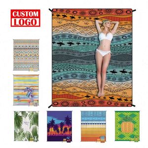 Nouvelle arrivée 2026, tapis de pique-nique Oxford portable, imperméable, recyclé, design personnalisé, tapis de plage, tapis de camping - Product Image 2