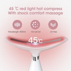 Appareil de massage pour le cou et le visage, soin de la peau, lifting, vibration thermique, raffermissement, lissage pour femmes et hommes - Product Image 5