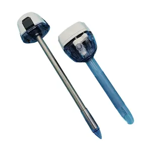 Toptan tıbbi tek kullanımlık laparoskopik trocarlar 3/5/10/12/15mm trokar ve kanül Bladeless Trocar