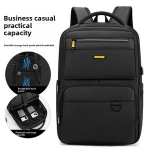 Men's Large Capacity Multi-Layer Business <b>Backpack</b> Casual <b>Student</b> School Pack Multi-Functional Laptop <b>Backpack</b> - Product Image 3