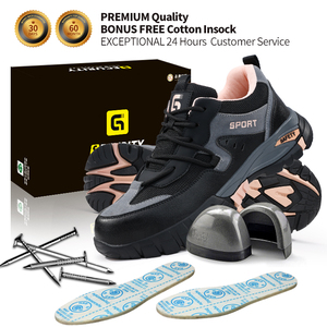 <span class=keywords><strong>Scarpe</strong></span> Funzionali GUYISA Nere in Nuova Microfibra, Antiurto e Antiperforazione, <span class=keywords><strong>Scarpe</strong></span> Protettive per Piedi, Calzature di Sicurezza per Donne - Product Image 4