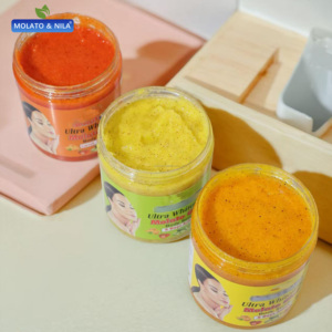 MOLATO NILA Glow Hot Sell Exfoliating Body Collagen Organic Extra Whitening Vitamin C <strong>Orange</strong> Essence Skincare <strong>Scrub</strong> - Product Image 1