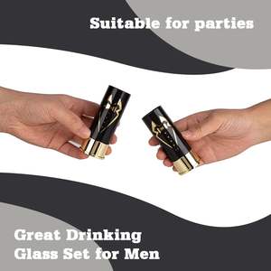 Verres à shot en plastique de 2 oz, design personnalisé, logo spécial, sérigraphie, pour vodka et <span class=keywords><strong>tequila</strong></span>, calibre 12, en forme de cartouche de fusil - Product Image 3