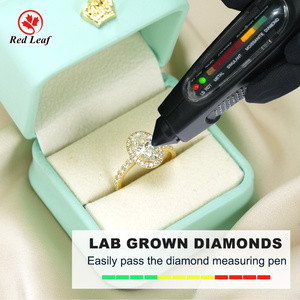 Tùy Chỉnh 10K 14K 18K Vàng Trắng Gi Chứng Nhận Phòng Thí Nghiệm Kim Cương <span class=keywords><strong>Engagement</strong></span> Ring 1CT 2ct 3ct 4CT E Cvd Hpht Hình Bầu Dục Phòng Thí Nghiệm Grown Kim Cương Nhẫn - Product Image 3