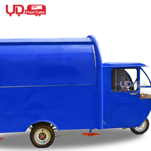 Al aire libre de <span class=keywords><strong>la</strong></span> <span class=keywords><strong>calle</strong></span> móvil de <span class=keywords><strong>venta</strong></span> mano empuje de 3 ruedas de bicicleta Vending carro - Product Image 3