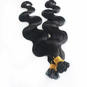 Extensions <span class=keywords><strong>de</strong></span> cheveux Microlink I Tip, ondulées, en cheveux humains, 8-30 pouces, couleur naturelle, cheveux brésiliens Remy, pointes en I pour femmes, 200g - Product Image 2