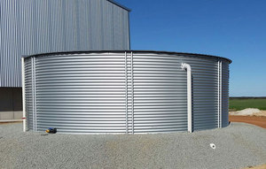 Prix des panneaux de réservoirs d'eau en acier galvanisé ondulé pour la récupération des eaux de pluie, capacités 500, 1000, 1500 litres et gallons - Product Image 6