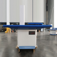 Table de repassage commerciale intégrée avec générateur de vapeur électrique 3KW et bras pour manches – Équipement de finition de vêtements