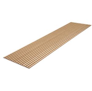 Pannelli Acustici Decorativi in Impiallacciatura di Rovere Chiaro Facili <span class=keywords><strong>da</strong></span> Installare 2400x600mm 27mm per Soggiorno - Product Image 4