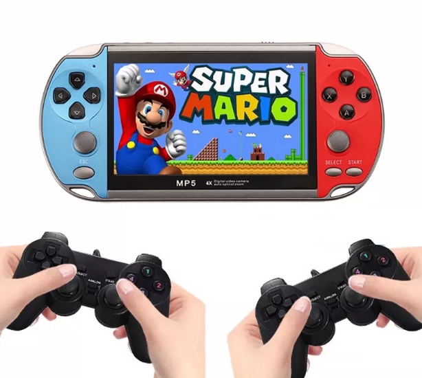 4.3-5.5-inch High-definition Large Screen Dual Joystick Button Controller Handheld Game Console