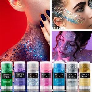 Luxfume - Iluminador en Barra Resistente al Agua <span class=keywords><strong>de</strong></span> Larga Duración, con <span class=keywords><strong>Brillo</strong></span> Arcoíris Intenso para Maquillaje Corporal y Capilar, <span class=keywords><strong>Brillo</strong></span> Intenso, Cosmético - Product Image 1
