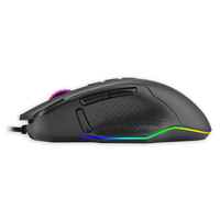 Souris optique de jeu, filaire, programmable, de haute précision, rvb, led, pour ordinateur