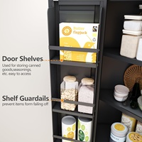 Armoire de rangement en acier démontable OEM/ODM, mobilier de cuisine moderne en métal avec portes style Shaker, couleur et taille personnalisables